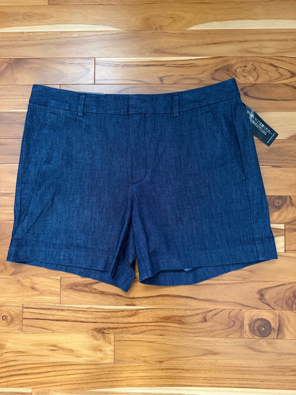 Banana Republic Women's Blue Flat-Front Shorts